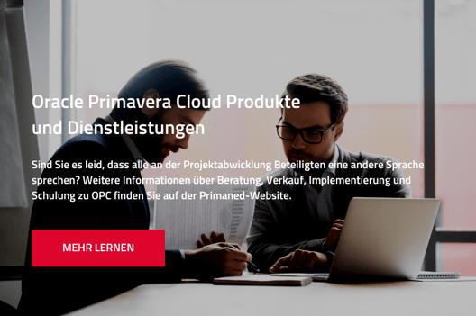 DE - Oracle Primavera Cloud Products & Services